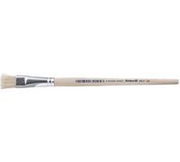 Pinceau en soie Pelikan 613 F Gr. 18 manche bois non verni