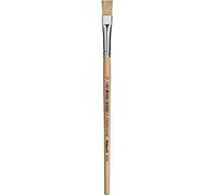 Pinceau en soie Pelikan 613 F taille 12 manche bois non verni