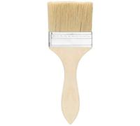 Pinceau en soie pour vitrifier ou vernir, pinceau de peinture 100 mm, pinceau plat avec manche en bois,pinceau plat pour vernis,pinceau large peinture, pinceau pour peintures, vernis, huiles