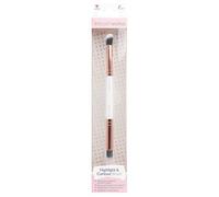 Brushworks Highlight And Contour Brush pinceau double-embout 1 pcs