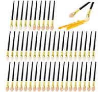 Pinceau éponge pour fard à paupières, applicateurs double face pour fard à paupières, pinceau de maquillage, outil de beauté pour femmes et filles (taille S, comptant, 30)