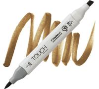 Pinceau et ciseau double face TOUCH, BR102 Terre d'ombre brute