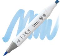 Pinceau et ciseau double face TOUCH, PB76 Bleu ciel