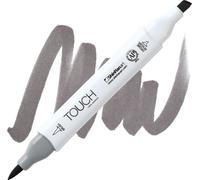 Pinceau et ciseau double face TOUCH, WG6 Gris chaud
