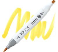 Pinceau et ciseau double face TOUCH, Y35 Jaune citron