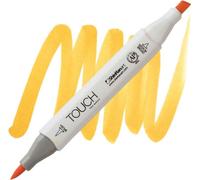 Pinceau et ciseau double face TOUCH, YR33 Jaune melon