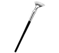 Pinceau éventail pour cils - Pinceau biseauté en forme d'éventail | Pinceau surligneur pour mascara | Pinceau éventail en fibre synthétique douce | Pinceau à cils pour des effets naturels relevés et