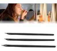 Pinceau Eyeliner Fin, Pinceau Eyeliner Pointe Fine, 3pcs Pinceaux de Maquillage Eye Liner de Précision Ensemble Maquillage Professionnel Pinceaux Eyeliner Gel à Angle Ultra Fin
