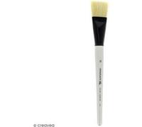 Pinceau Ferme Plat Graduate XL - Soie beaux blanc - n° 30 Blanc G