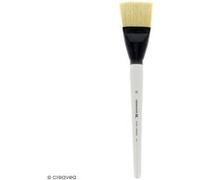 Pinceau Ferme Plat Graduate XL - Soie beaux blanc - n° 60 G