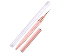 Pinceau fin pour - Pinceau à rayures avec manche rouge doux, pointe de précision pour une coloration délicate et des lignes allongées | Outil à longue queue pour manucure, design d'ongles à