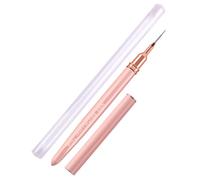 Pinceau fin pour - Pinceau à rayures avec manche rouge doux, pointe de précision pour une coloration délicate et des lignes allongées | Outil à longue queue pour manucure, design d'ongles à