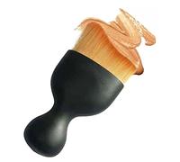 Pinceau Fond de Teint, Pinceau pour fond de teint Magique Pinceau,Contour Pinceaux de Maquillage,Pinceau Pour Fond de Teint Multifonctionnel Pour Mélanger Liquide,Crème,Correcteur,1PC (le noir)