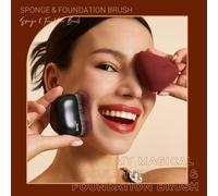 Pinceau Fond De Teintgros Pinceaux Plat Maquillages Kabuki Fond De Teint Pour Maquillage Liquideestompagefinitioncontouring,Tapotementviolet Sf003