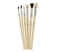 Pinceau Grand School GR-B212-6 /6 pièces/ bois