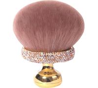 Pinceau kabuki ovale extra large de 7,6 cm de large pour le corps, les jambes, le visage, poils synthétiques doux pour fond de teint liquide, poudre, bronzant, crème solaire et outil de maquillage