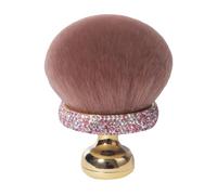 Pinceau kabuki ovale extra large de 7,6 cm de large pour le corps, les jambes, le visage, poils synthétiques doux pour fond de teint liquide, poudre, bronzant, crème solaire et outil de maquillage
