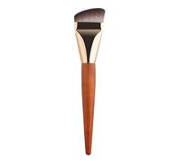 Pinceau Kabukii pour fond de teint plat - Pinceaux de maquillage super fins | Pinceau pour fond de teint liquide avec manche en bois | Pinceau bronzant Sellf | Pinceau Kabukii pour toutes les bases |
