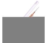 Pinceau liner - Ensemble de stylos au design fin - Corps en métal - Pointe en nylon - Poignée confortable - Parfait pour la décoration de vernis gel, la peinture détaillée, la manucure professionnelle