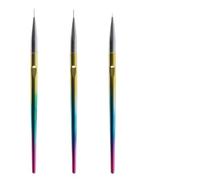 Pinceau Liner Nail Art Pointe Ultra Fine | Contrôle de précision des traits, débit de peinture fluide, utilisation de lignes/fleurs/points.