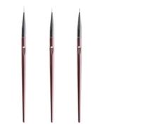 Pinceau Liner Nail Art Pointe Ultra Fine | Contrôle de précision des traits, débit de peinture fluide, utilisation de lignes/fleurs/points.