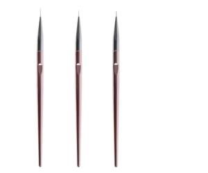 Pinceau Liner Nail Art Pointe Ultra Fine | Contrôle de précision des traits, débit de peinture fluide, utilisation de lignes/fleurs/points.