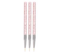 Pinceau liner pour nail art, outil de manucure exquis pour dessiner des lignes et peindre les ongles soi-même (Rose)
