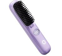 Pinceau lissage électrique - Brosse à lisser en céramique - Outil chauffant léger - Pinceau à cheveux en céramique - Épais bouclés - Cheveux droits - Accessoire de beauté de voyage - S professionnel