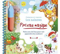 Pinceau magique : Cherche-et-trouve - Les saisons - Loisirs créatifs jeunesse - Dès 3 ans