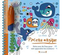 Pinceau magique - La mer - Livre Coloriage magique à l'eau avec un pinceau - À partir de 3 ans
