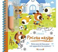 Marta Sorte – Pinceau magique: L'école – Livre coloriage magique à l'eau – Cartonné – Grund