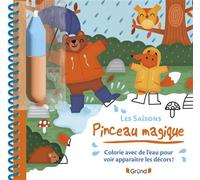 Andy Passchier – Les Saisons – Livre coloriage magique à l'eau avec pinceau – Broché