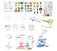 Pinceau Maker | Presse Manuelle Pour Arts Et Artisanat, Accessoires De Création De Badges | Fabricant D'épingles À Boutons, Décoration, Activités Familiales, Activités Parent-Enfant Et Éducation Dans