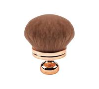 Pinceau Maquillage,Pinceau Autobronzant Extra large,Tête Large de 7 cm Ovale pour le Visage Les Jambes et le Dos Pinceau de Maquillage Autobronzant pour Fond de Teint en Poudre (Or Rose)