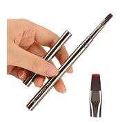 Pinceau nail art ongles Stylo photothérapie for colle à ongles, pinceau gel, outil de manucure professionnelle pour le Bricolage(Gun-flat)