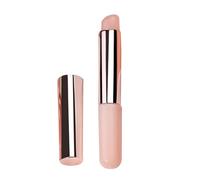 Pinceau ombré à ongles, pinceau flexible en silicone pour dégradé d'ongles, applicateur chromé | Pinceau à lèvres en silicone avec capuchon anti-poussière