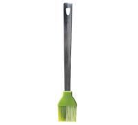 mastrad Pinceau Cuisine INOX et Silicone - Tête Amovible et Manche en Acier - Résiste à la Chaleur (300°C) - Passe au Lave-Vaisselle - Vert - F13018
