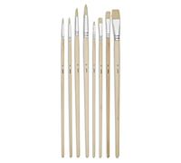Pinceau Pebeo - 8 brosses soies Beau Blanc