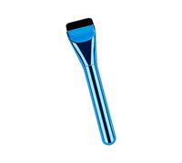 Pinceau plat fin pour application de maquillage anti-cernes, poils synthétiques doux, facile à nettoyer, design portable