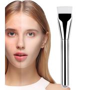 Pinceau plat pour fond de teint - Fond de teint liquide anti-cernes, spatule à dessus plat, tampon correcteur professionnel ultra fin pour le polissage, le mélange, le visage