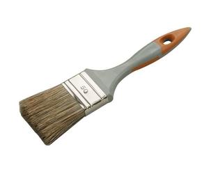 Pinceau plat pour lasure SAVY - manche bi-matière Soft - 50 mm