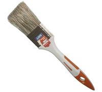 Savy 4504040 Pinceau plat bi matière lasure 40 mm, Brun