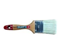 Pinceau - Plat - Spécial peinture avec solvant - N°60 - 6 cm largeur - Manche en bois