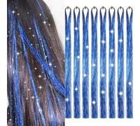Pinceau pour cheveux (bleu saphir, 125 cm)