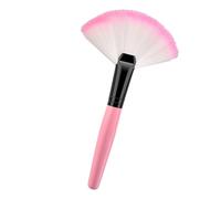 Pinceau pour le visage en fibres synthétiques denses et douces - Pinceaux de polissage pour poudre - Pour éventail de maquillage sans couture - Pinceaux de mélange de crème