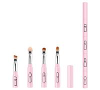 Pinceau pour le visage - Nettoyant pour pinceaux de maquillage, pinceaux de maquillage Céleaner pour un nettoyage en profondeur de toutes les tailles, mélange de cosmétiques liquides, en CR, rose