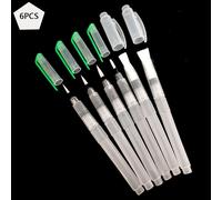 Pinceau Pour Peinture À L'eau Rechargeable,1/3/6 Pièces,Brosse Douce Pour Aquarelle,Stylo À Encre Pour Peinture,Calligraphie,Dessin,Fournitures D'art - Type 3pcs Fine 3pcs Flat