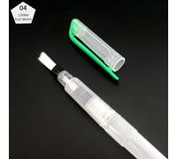 Pinceau Pour Peinture À L'eau Rechargeable,1/3/6 Pièces,Brosse Douce Pour Aquarelle,Stylo À Encre Pour Peinture,Calligraphie,Dessin,Fournitures D'art - Type Flat Tip 04