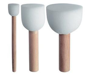Pinceau pour pochoir, kit de 3