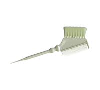 Pinceau professionnel à double tête pour une coloration et un conditionnement efficaces dans les climats secs - Outil de soin des cheveux - Brosse à cheveux avec plastique et plastique